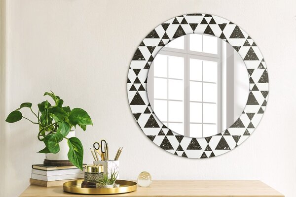 Zrkadlomat.sk Geometrické trojuholníky Geometrické trojuholníky Okrúhle dekoračné zrkadlo lsdo-00046