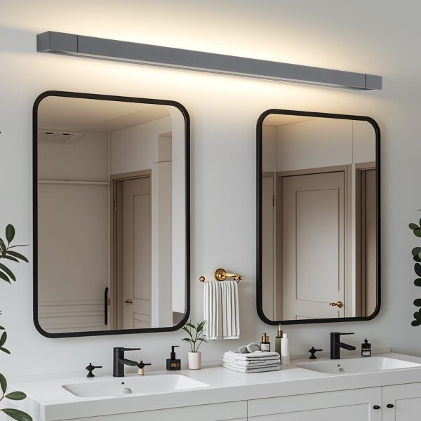 Brilagi-LED Kúpeľňové osvetlenie zrkadla AQUA LINE LED/36W/230V 120 cm IP44 antracit