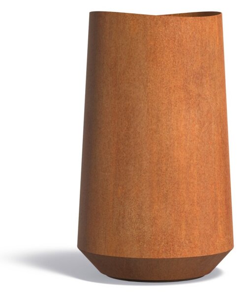 Cortenový vysoký kvetináč Vela Ø 800 × v 600 mm