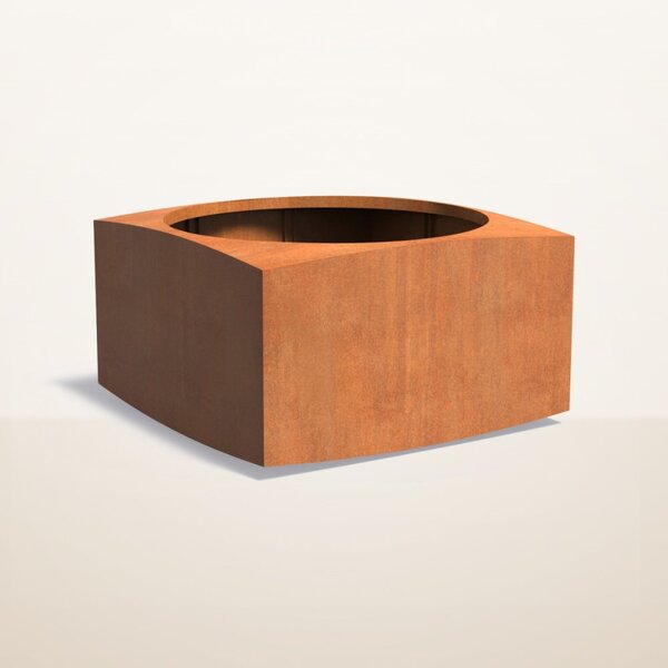 Cortenový kvetináč Nova 1400 x 1400 x 800 mm