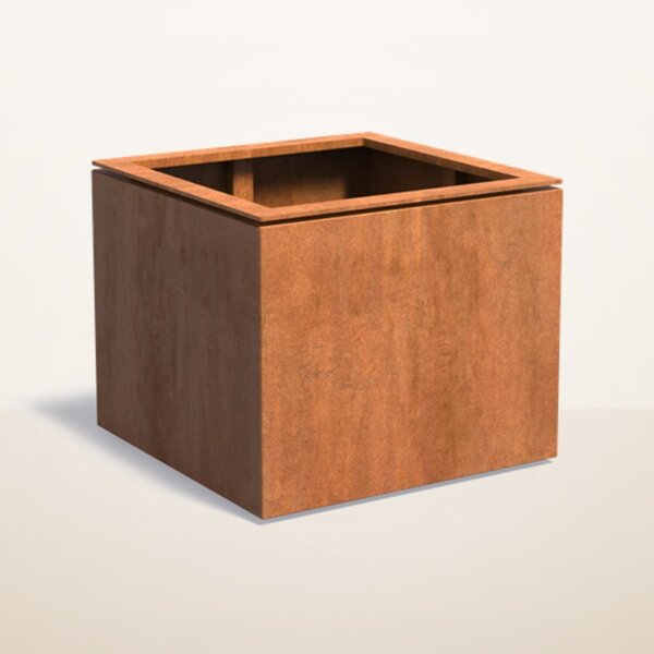 Cortenový kvetináč Kubo 830 x 830 x 700 mm
