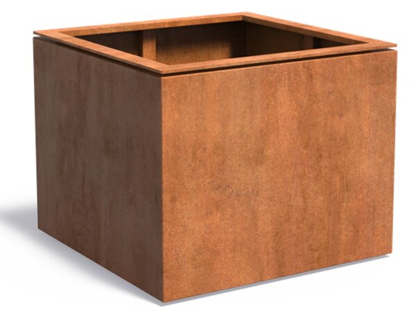 Cortenový kvetináč Kubo 830 x 830 x 700 mm