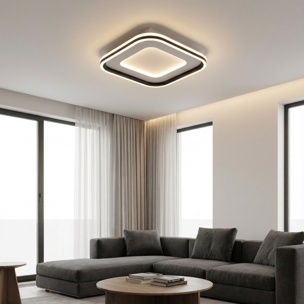 Brilagi - LED stmievateľné svietidlo TRIVARO LED/88W/230V 3000-6000K 40x40 cm + DO