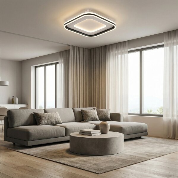 Brilagi - LED stmievateľné svietidlo TRIVARO LED/88W/230V 3000-6000K 40x40 cm + DO