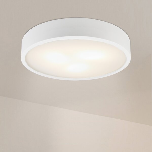 Stropné svietidlo NATURAL 5xE27/15W/230V pr. 47,5 cm borovica/biela