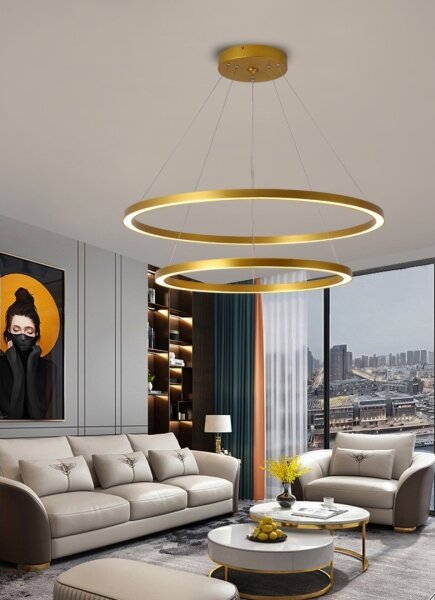 Immax NEO 07159-G80-60 - LED Stmievateľný luster FINO LED/93W/230V Tuya zlatá + DO