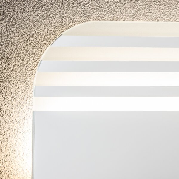 Brilagi - LED Kúpeľňové zrkadlo MELZO LED/28W/230V 60x80 cm IP44 CRI 90 stm. + CCT