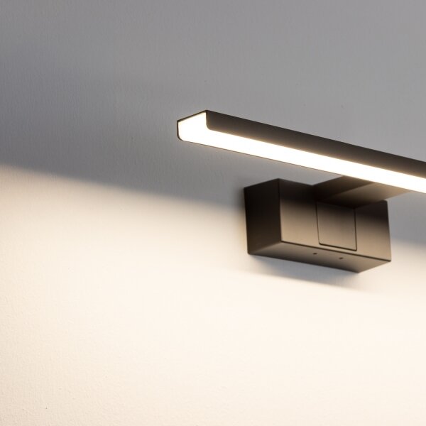 Aigostar - LED kúpeľňové osvetlenie zrkadla LED/8W/230V 4000K 40 cm IP44 čierna