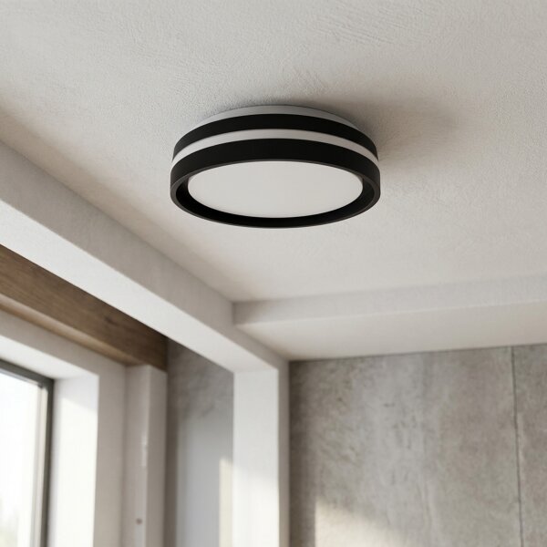 Brilagi - LED stropné svietidlo NAOMI LED/24W/230V pr. 28,5 cm čierne