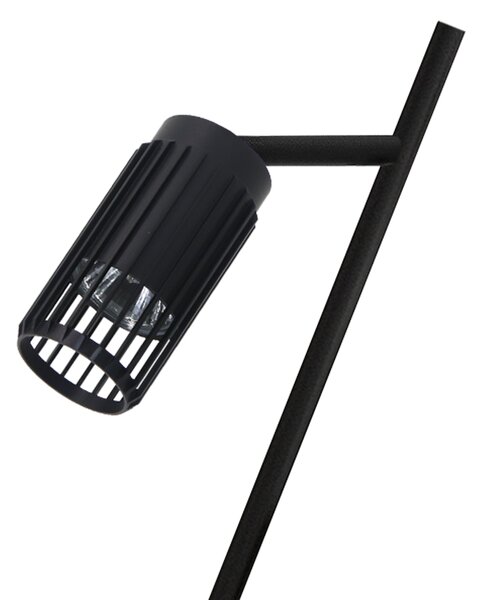 Stolná lampa Vertical, 1x čierne kovové tienidlo, b