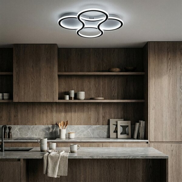 Brilagi - LED stmievateľné stropné svietidlo ORELLI LED/53W/230V 3000-6000K + DO
