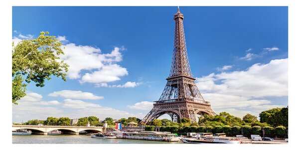 Moderný foto obraz na stenu Eiffelova veža Paríž