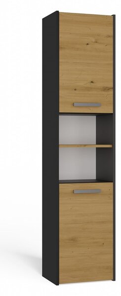 TP Living Kúpeľňová skrinka Lorada 40 antracit/dub artisan