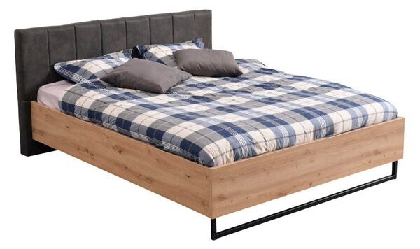 Drevená posteľ Nante 180x200, dub