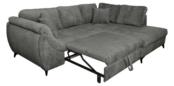 ROHOVÁ SEDAČKA, textil, sivá P & B - Sedačky, Online Only