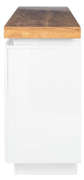 ŠIROKÁ KOMODA, biela, farba duba, 200/80/40 cm Livetastic - Online Only drobný nábytok, Online Only