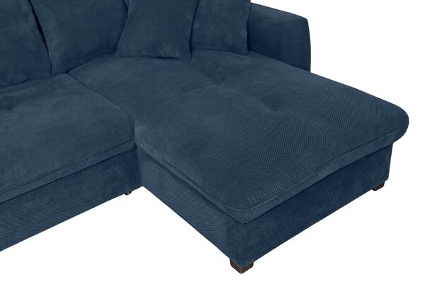 ROHOVÁ SEDAČKA, textil, tmavomodrá P & B - Sedačky, Online Only