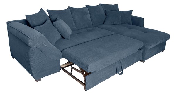 ROHOVÁ SEDAČKA, textil, tmavomodrá P & B - Sedačky, Online Only