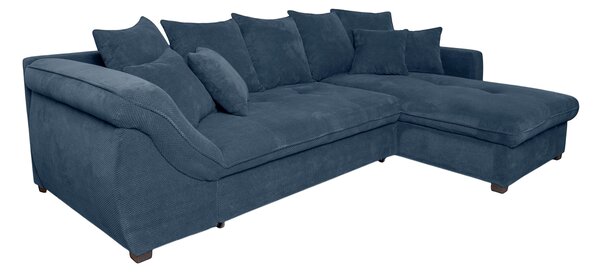 ROHOVÁ SEDAČKA, textil, tmavomodrá P & B - Sedačky, Online Only
