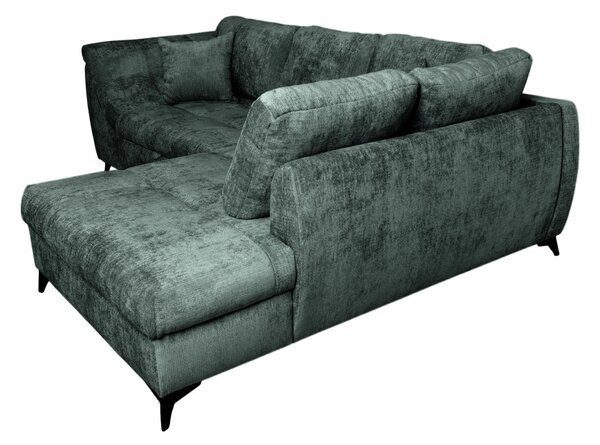 ROHOVÁ SEDAČKA, textil, zelená P & B - Sedačky, Online Only
