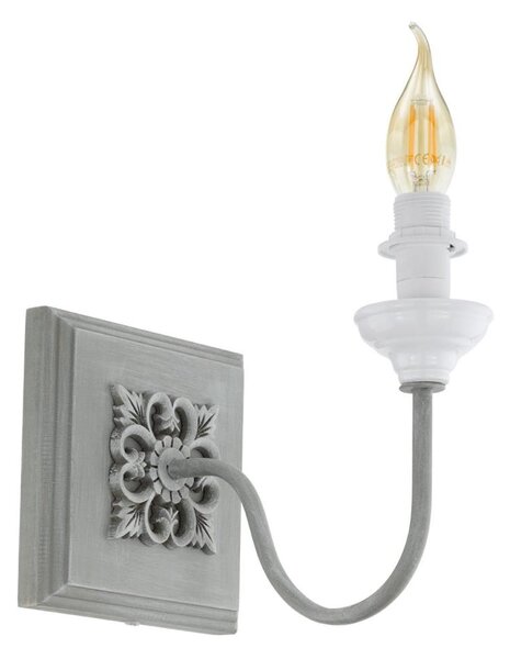 Eglo 33002 - Nástenné svietidlo 1xE14/40W/230V sivé