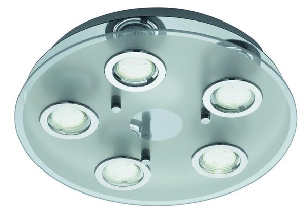 Eglo 54563 - LED stropné svietidlo 5xGU10/3W/230V lesklý chróm