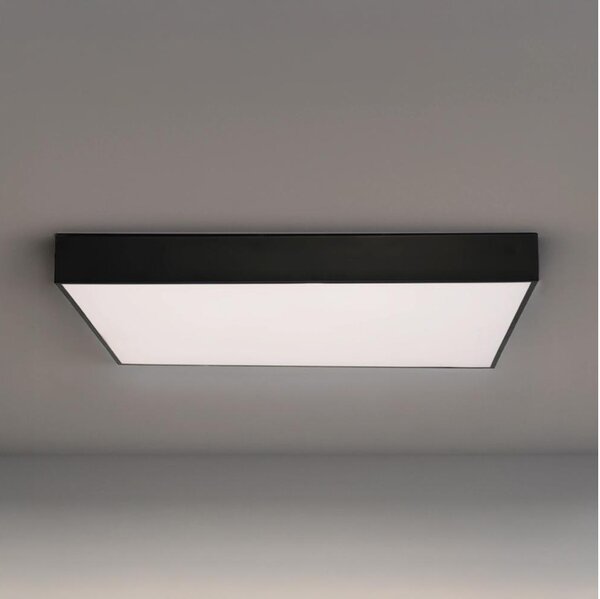 LED Stropné svietidlo LED/215W/230V 3000/4000/6500K 80x80 cm čierne