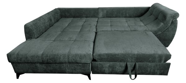 ROHOVÁ SEDAČKA, textil, zelená P & B - Sedačky, Online Only