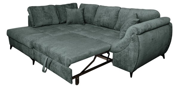 ROHOVÁ SEDAČKA, textil, zelená P & B - Sedačky, Online Only