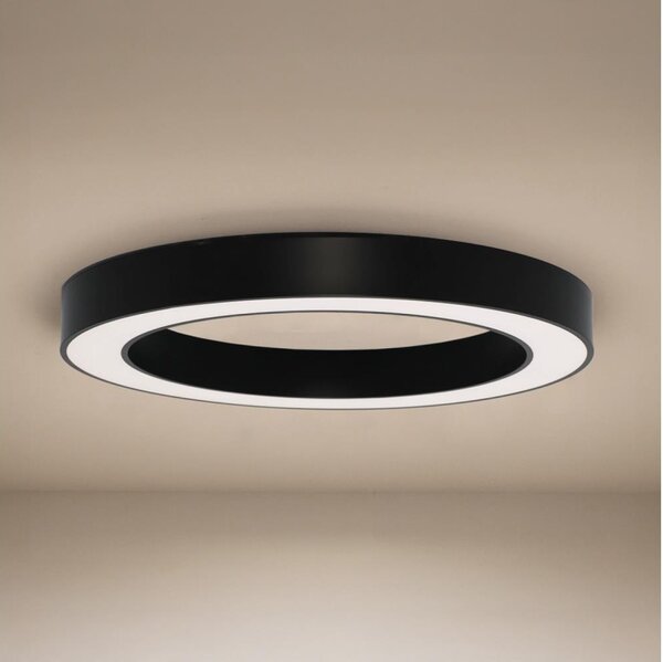 LED Stropné svietidlo LED/80W/230V 3000/4000/6500K pr. 80 cm čierne
