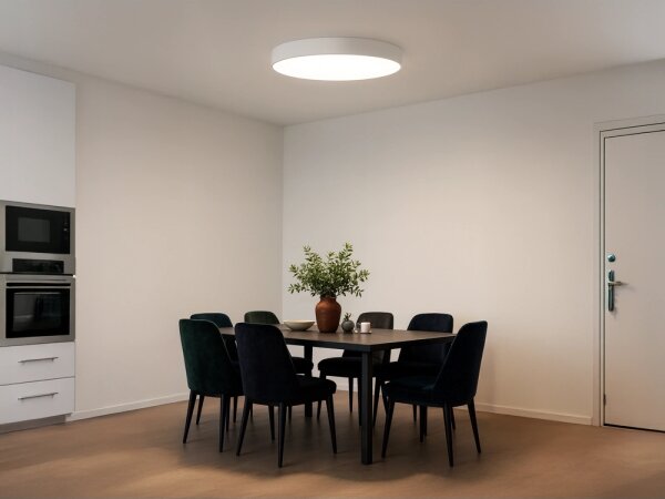 LED stropné svietidlo LED/135W/230V 3000/4000/6500K pr. 80 cm biela
