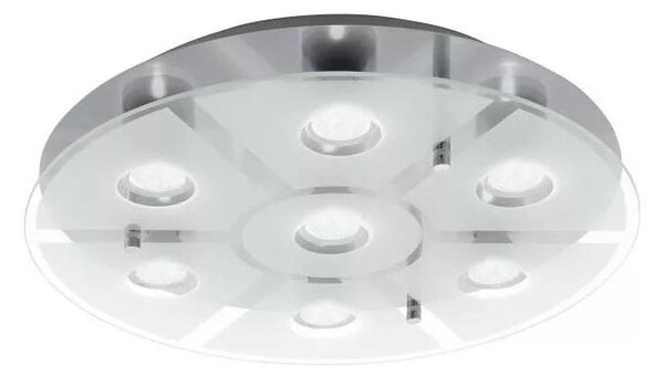Eglo 75343 -LED stmievateľné stropné svietidlo CABO-SD 7xGU10/5W/230V pr.46 cm matný chróm