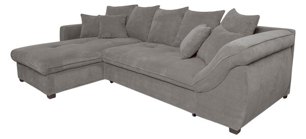 ROHOVÁ SEDAČKA, textil, sivá P & B - Sedačky, Online Only