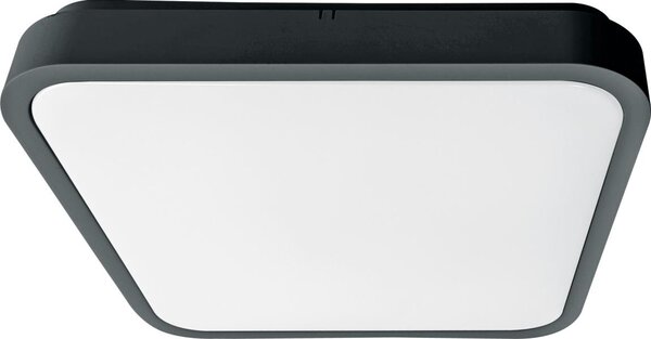 Brilagi - LED Kúpeľňové stropné svietidlo ZENNA LED/18W/230V 28,5x28,5 cm IP44 antracit