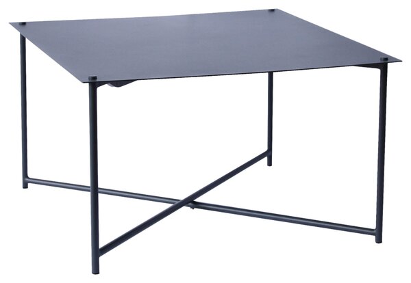 KONFERENČNÝ STOLÍK, antracitová, kov, 70/70/42 cm Xora - Stolíky do obývačky, Online Only