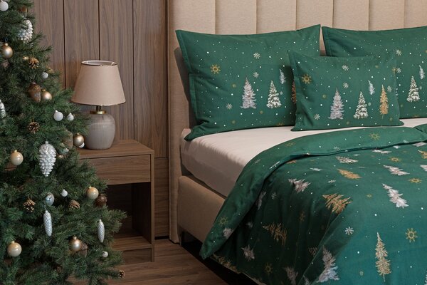 Obliečky Verde Flanel premium 1x 140/200, 1x 70/90