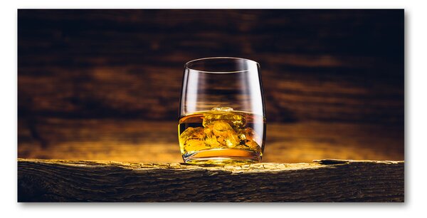 Foto-obraz fotografie na skle Bourbon v pohári osh-95142140