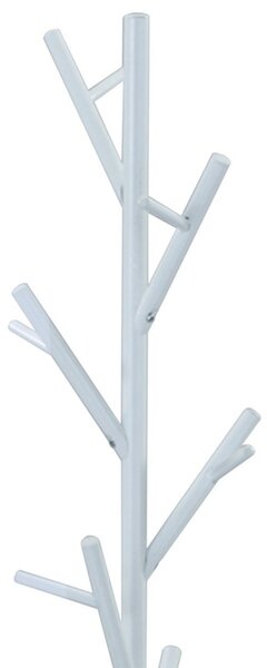 Autronic VEŠIAK - kovový voľne stojaci v tvare stromu - biely
