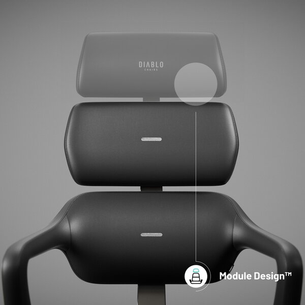 Kancelárske kreslo Diablo V-Modular, Carbon Black