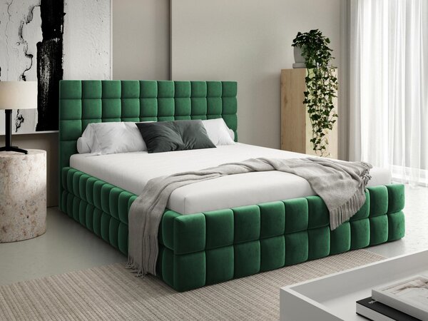 Mirjan24 Čalúnená posteľ s úložným priestorom Derkina, Rozmer postele: 140x200, Dostupné poťahy: Fresh 03 5903211519864
