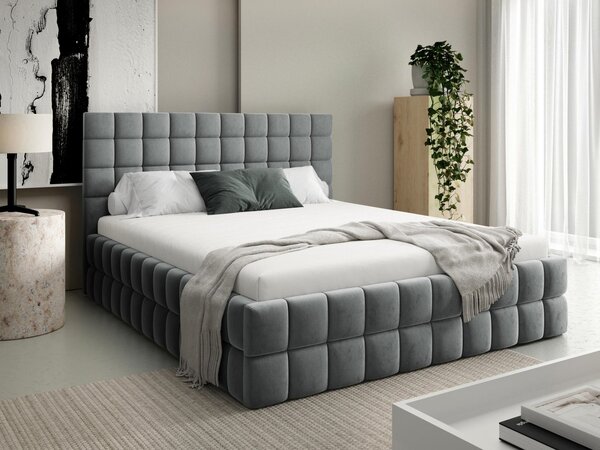 Mirjan24 Čalúnená posteľ s úložným priestorom Derkina, Rozmer postele: 140x200, Dostupné poťahy: Fresh 03 5903211519864