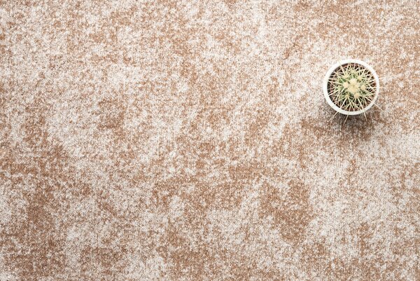 Condor Carpets , Metrážny koberec Serena 6652, na mieru, šíře 4m,5m, hnedá, filc, detská izba