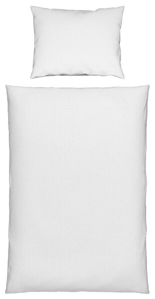 KREPOVÉ OBLIEČKY, seersucker, biela, 140/200 cm Esposa - Obliečky & plachty