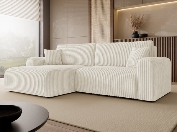 Mirjan24 Rohová sedacia súprava Veliso Sztruks Bis, Dostupné poťahy: Ambience 02 5903211537479