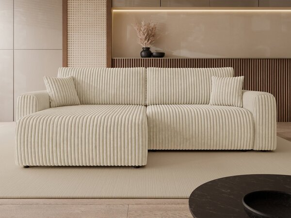 Mirjan24 Rohová sedacia súprava Veliso Sztruks Bis, Dostupné poťahy: Ambience 02 5903211537479