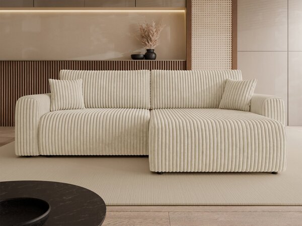 Mirjan24 Rohová sedacia súprava Veliso Sztruks Bis, Dostupné poťahy: Ambience 02 5903211537479
