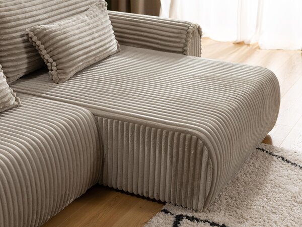 Mirjan24 Rohová sedacia súprava Suziser Sztruks, Dostupné poťahy: Ambience 03 5903211537752