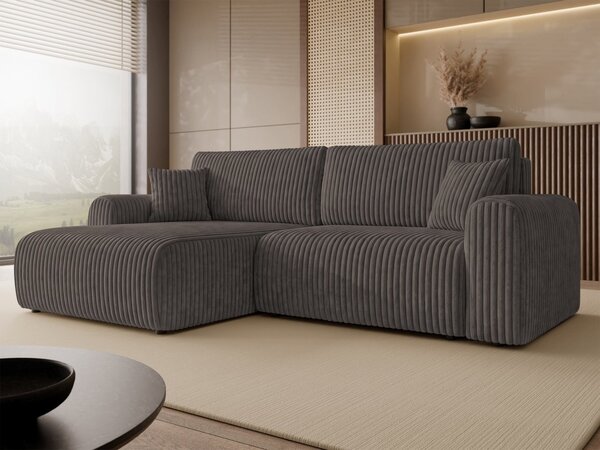Mirjan24 Rohová sedacia súprava Veliso Sztruks Bis, Dostupné poťahy: Ambience 02 5903211537479