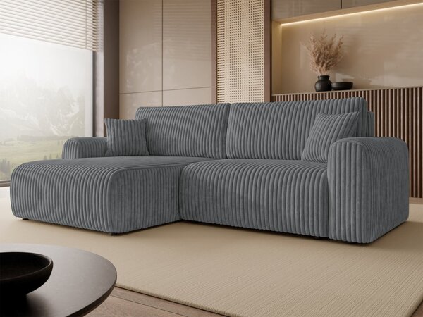 Mirjan24 Rohová sedacia súprava Veliso Sztruks Bis, Dostupné poťahy: Ambience 02 5903211537479