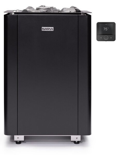 Narvi saunová pec elektrická Ultra Small WiFi 9 kW black